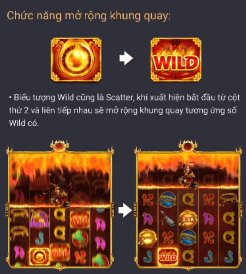 Tây Du Thần Ký: Slot Game Đầy Bí Ẩn Và Cơ Hội Nổ Hũ 4 Tính Năng Mở Rộng Khung Quay