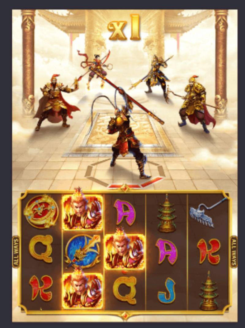 Tây Du Thần Ký: Slot Game Đầy Bí Ẩn Và Cơ Hội Nổ Hũ 5 Vòng Quay Miễn Phí – Đại Náo Thiên Cung