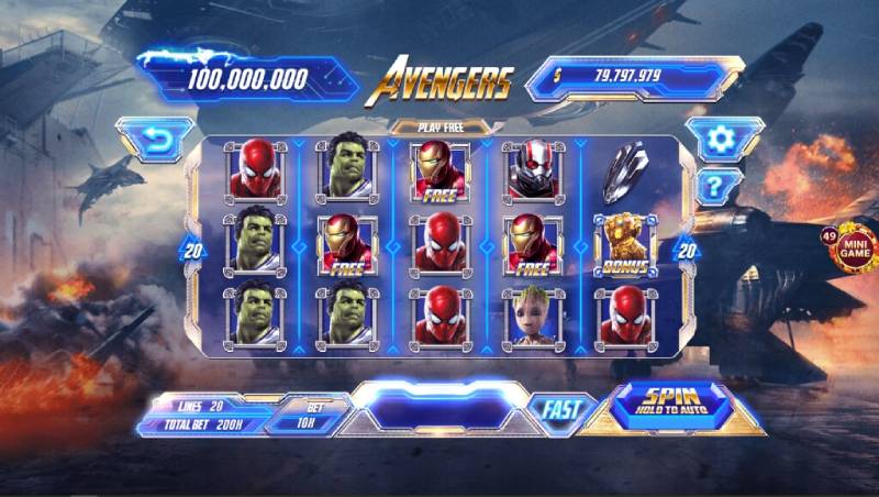 Avengers – Slot bom tấn